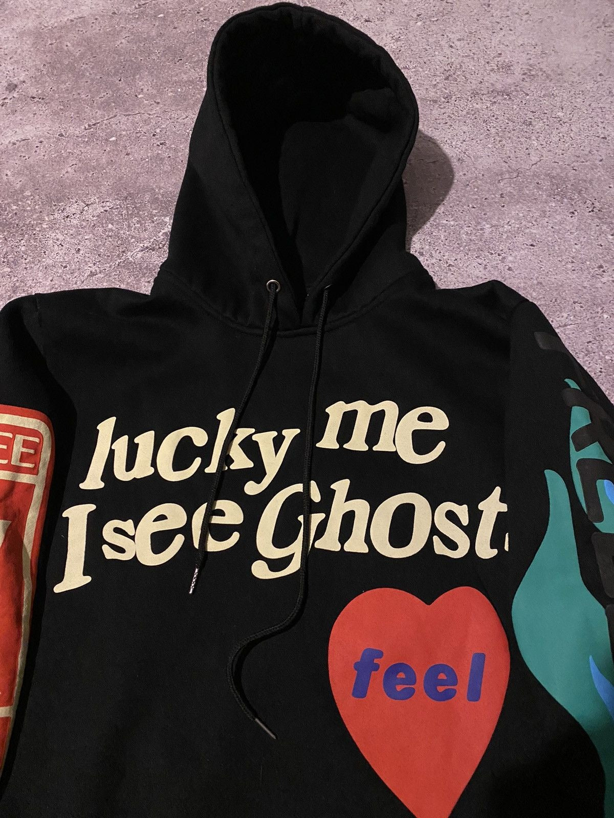 Lucky Me I See Ghost Kanye West Style Hoodie