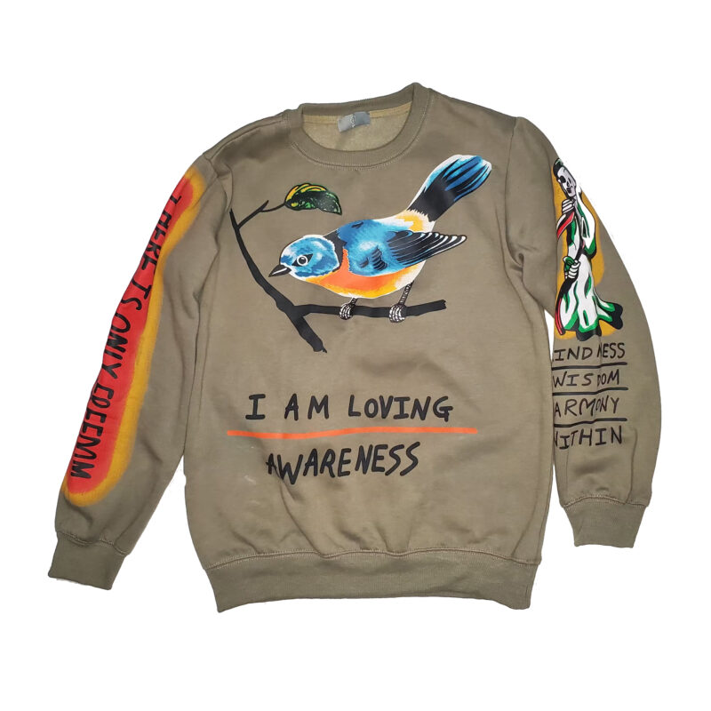 Kanye West I Am Loving Awareness Graphic Sweatshirt