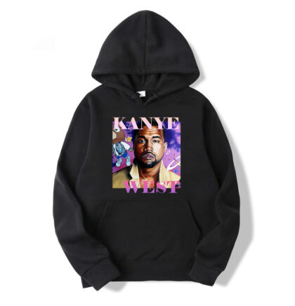 Kanye West Kanye Retro I Love Poster Hoodie